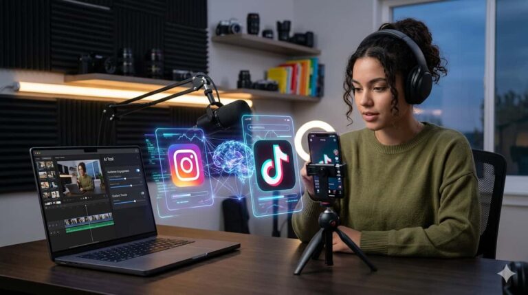 AI tools for Instagram and TikTok content