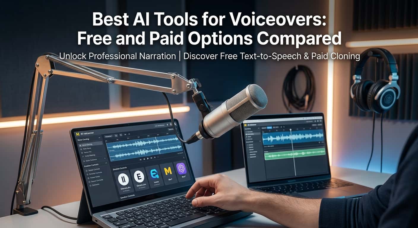 best AI tools for voiceovers