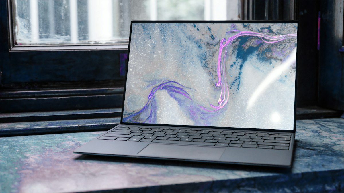 Modern high performance Windows laptop and desktop computer workstation setup